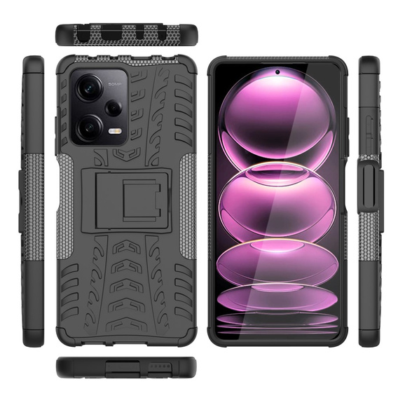 Obal na mobil pre Xiaomi POCO X5 Pro 5G, Tire Armor, čierne