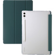 Puzdro pre Samsung Galaxy Tab S9 Ultra, Smartcase Hybrid, so slotom na stylus, tmavozelené