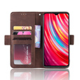Klapkové puzdro pre Xiaomi Redmi Note 8 Pro, Card Slot, hnedé
