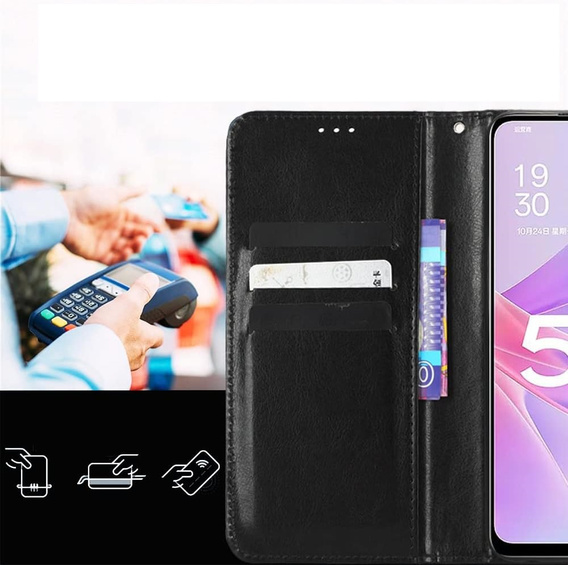 Puzdro Crazy Horse Wallet flip pre OnePlus 15R