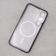 Magnetické puzdro Dual Glass MagSafe pre Samsung Galaxy S23+ Plus, čierne