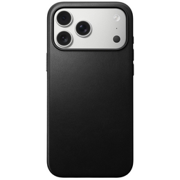 Puzdro Nomad pre iPhone 17 Pro, moderné kožené puzdro, čierne