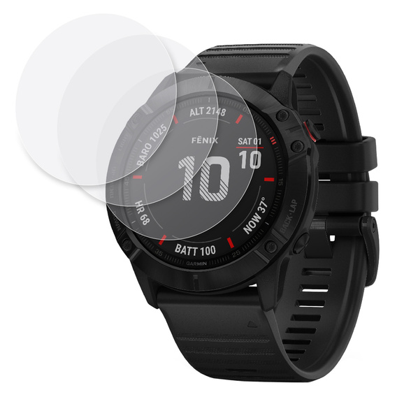 3x ERBORD Hydrogélová fólia pre Garmin Fenix 6X/6X Pro
