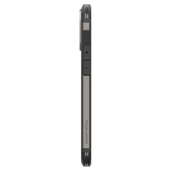 Puzdro Spigen pre iPhone 16 Pro Max, Tough Armor Mag MagSafe, sivé + tvrdené sklo 9H