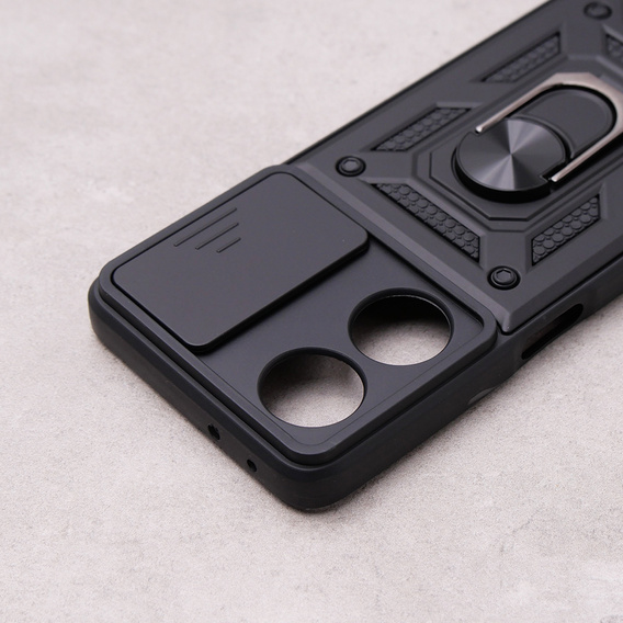 Obal na mobil pre Oppo A98 5G, CamShield Slide, čierne