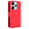 Klapkové puzdro pre Xiaomi Redmi 13, Card Slot, červené