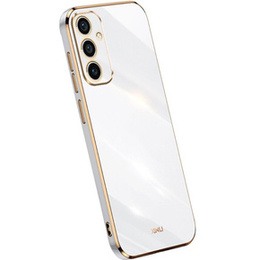 Puzdro pre Samsung Galaxy A35 5G, Glamour CamShield, biele