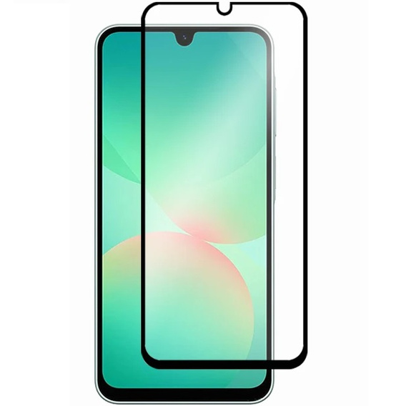 3D tvrdené sklo pre Samsung Galaxy A26, čierny rám