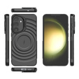 Puzdro pre Samsung Galaxy S25, Ripple Kickstand, pre MagSafe, čierne