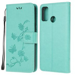 Klapkové puzdro pre Motorola Moto G30 / G10, Butterfly, modré