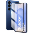3D tvrdené sklo pre Samsung Galaxy S25+, čierny rám