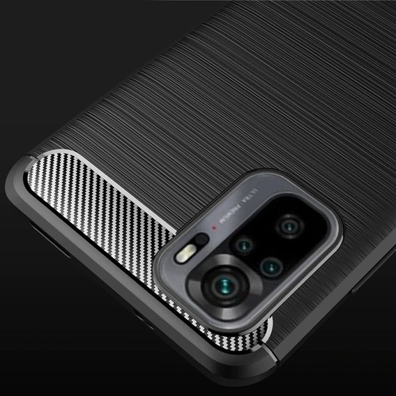 Obal na mobil pre Xiaomi Redmi Note 10 / 10S, Carbon, čierne