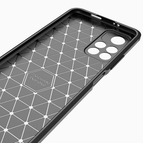 Obal na mobil pre Xiaomi Poco M4 Pro 5G / Redmi Note 11S 5G, Carbon, čierne