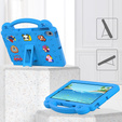 Detské puzdro pre Samsung Tab A8 10.5 X200 / X205, Cute Patterns, so stojanom, modré