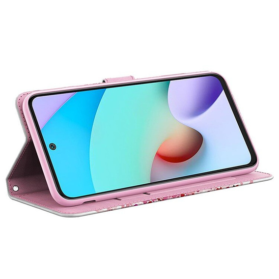 Klapkové puzdro pre Xiaomi Redmi 13C / Poco C65, Wallet, Flowers