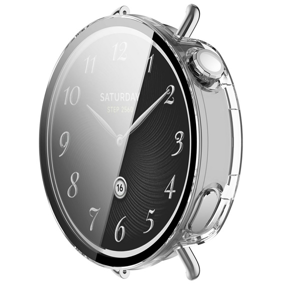 Puzdro 2 v 1 + tvrdené sklo pre hodinky Xiaomi Watch S4 41 mm