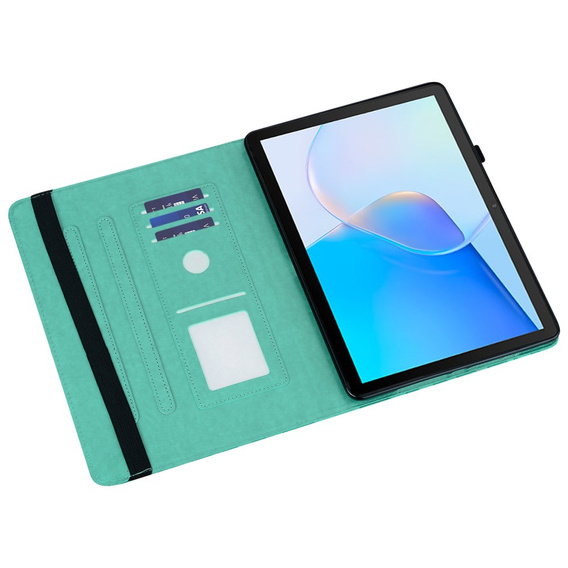 Puzdro s chlopňou pre Huawei MatePad SE 10.4, tree, zelený