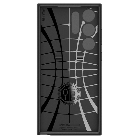 Spigen Optik Armor čierne puzdro pre Samsung Galaxy S23 Ultra