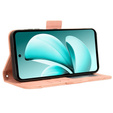Klapkové puzdro pre Realme C71, Card Slot, ružové