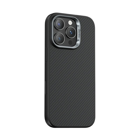 BENKS Kevlar Armor PRO Carbon Fiber 600D D065 puzdro MagSafe pre iPhone 16 Pro