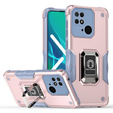 Obal na mobil pre Xiaomi Redmi 10C, Dual-Layer Armor, ružové rose gold