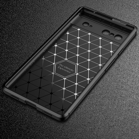 Obal na mobil pre Google Pixel 7, Carbon Gel, čierne