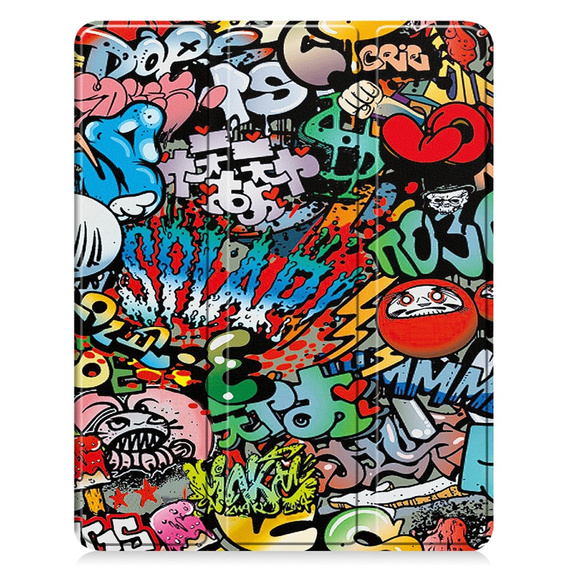 Puzdro pre iPad Pro 13" 2024 (7 gen.), Smartcase, graffiti