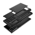 Obal na mobil pre Samsung Galaxy Note 20 Ultra, Sliding Card Holder, čierne