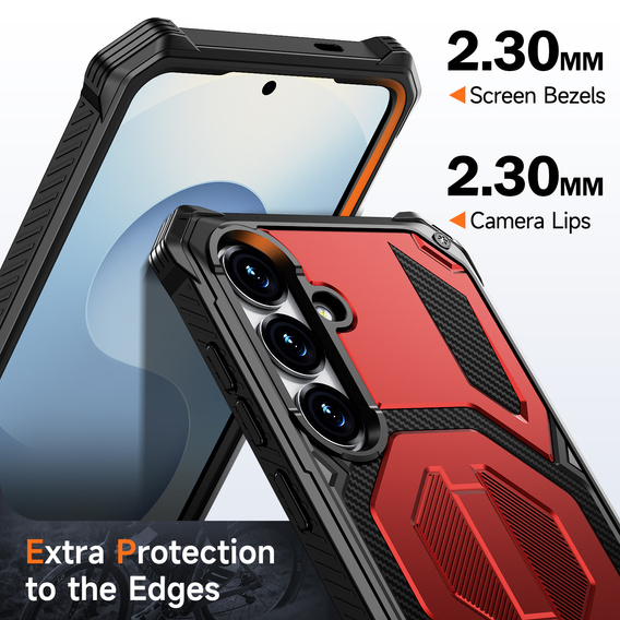 Ochranné puzdro kompatibilné s MagSafe so stojanom pre Samsung Galaxy S25 FE