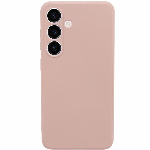 Obal na mobil pre Samsung Galaxy S24+ Plus, Silicone Lite, ružové