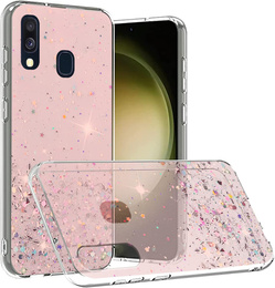 Obal na mobil pre Samsung Galaxy A40, Glittery, ružové