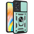 Obal na mobil pre Oppo A98 5G, CamShield Slide, zelené