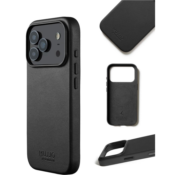 Kožené puzdro Mujjo MagSafe pre iPhone 17 Pro Max