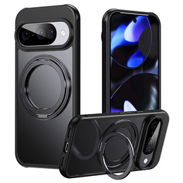 Puzdro pre Google Pixel 10 / 10 Pro , pre MagSafe, so stojanom, čierne