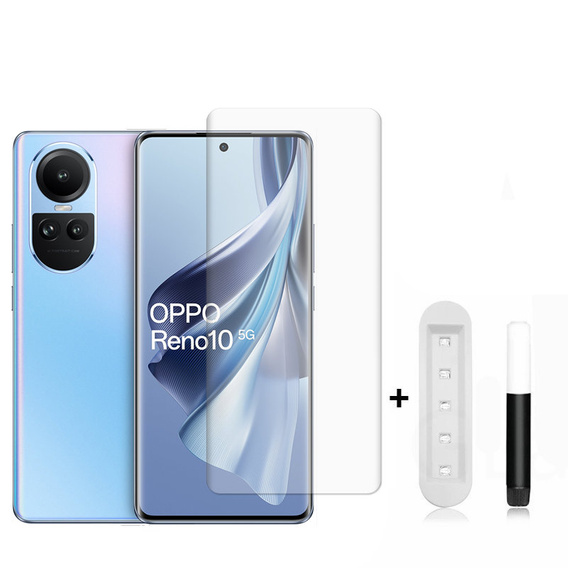 UV tvrdené sklo pre Oppo Reno 10 / 10 Pro