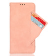 Klapkové puzdro pre Motorola Moto G15 / Motorola Moto G15 Power, Card Slot, ružové
