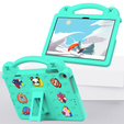 Detské puzdro pre Lenovo Tab M10 10.1 Gen 3 TB-328FU/TB-328XU, Cute Patterns, so stojanom, zelený