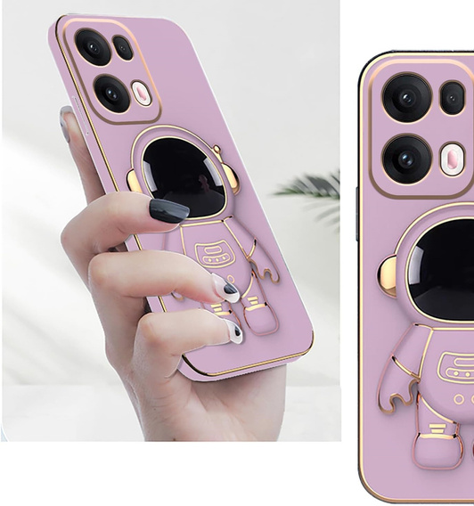 Obal na mobil pre Oppo Reno 13, Astronaut, fialové