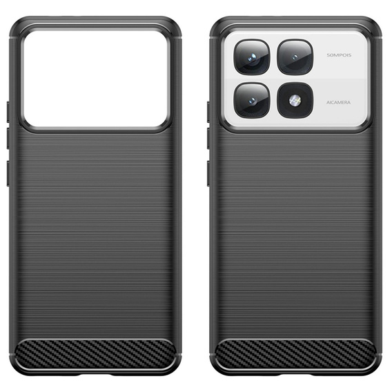Obal na mobil pre Xiaomi 14T Pro, Carbon, čierne