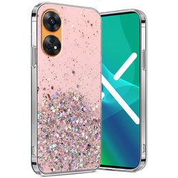 Obal na mobil pre Oppo Reno8 T, Glittery, ružové