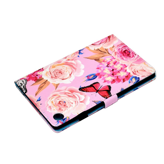 Obal na mobil pre Lenovo Tab M10 Plus 10.6 Gen 3 125F/128F, flowers and butterfly
