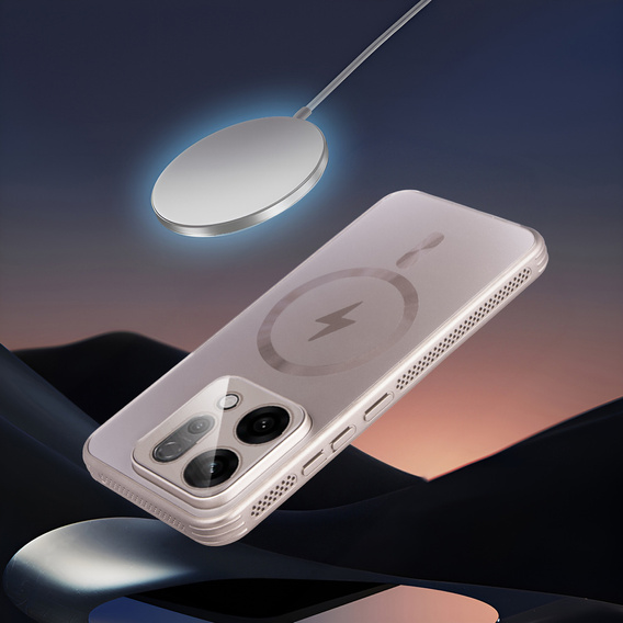 Puzdro pre Oppo Reno 14, pre MagSafe, s ochranou fotoaparátu, zlaté