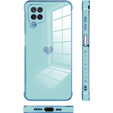 Obal na mobil pre Samsung Galaxy A12 / M12 / A12 2021, Electro heart, modré