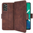 Klapkové puzdro pre Realme GT 2 / Realme GT Neo 2, Card Slot, hnedé