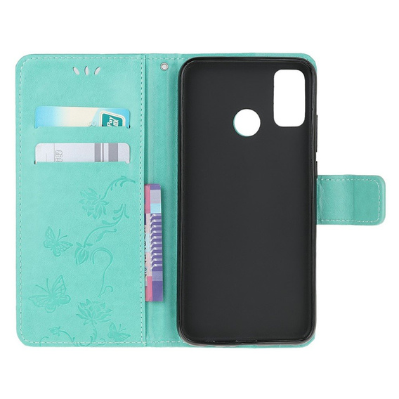 Klapkové puzdro pre Motorola Moto G30 / G10, Butterfly, modré