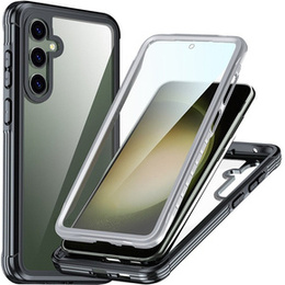 Puzdro pre Samsung Galaxy S23 FE, Shockproof, s fóliou, čierne