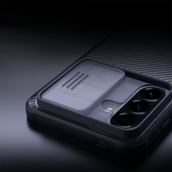 Puzdro NILLKIN Camshield Pro s krytom fotoaparátu pre Samsung Galaxy A57 5G, priehľadné/čierne