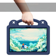 Detské puzdro pre Lenovo Tab TB311FU, Cute Patterns, so stojanom, tmavomodré