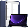 Puzdro pre Samsung Galaxy Tab S10 Lite / S10 FE / S9 FE, Smartcase Hybrid, so slotom na stylus, tmavomodré