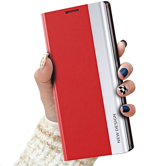 Klapkové puzdro pre Xiaomi Poco X5 Pro 5G / Redmi Note 12 Pro, Side Magnetic, červené